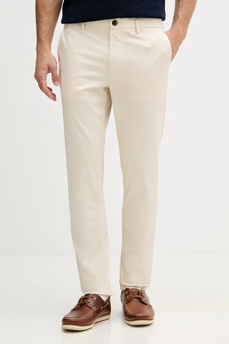 Tommy Hilfiger pantaloni chinos pentru bărbați din bumbac cu elastan