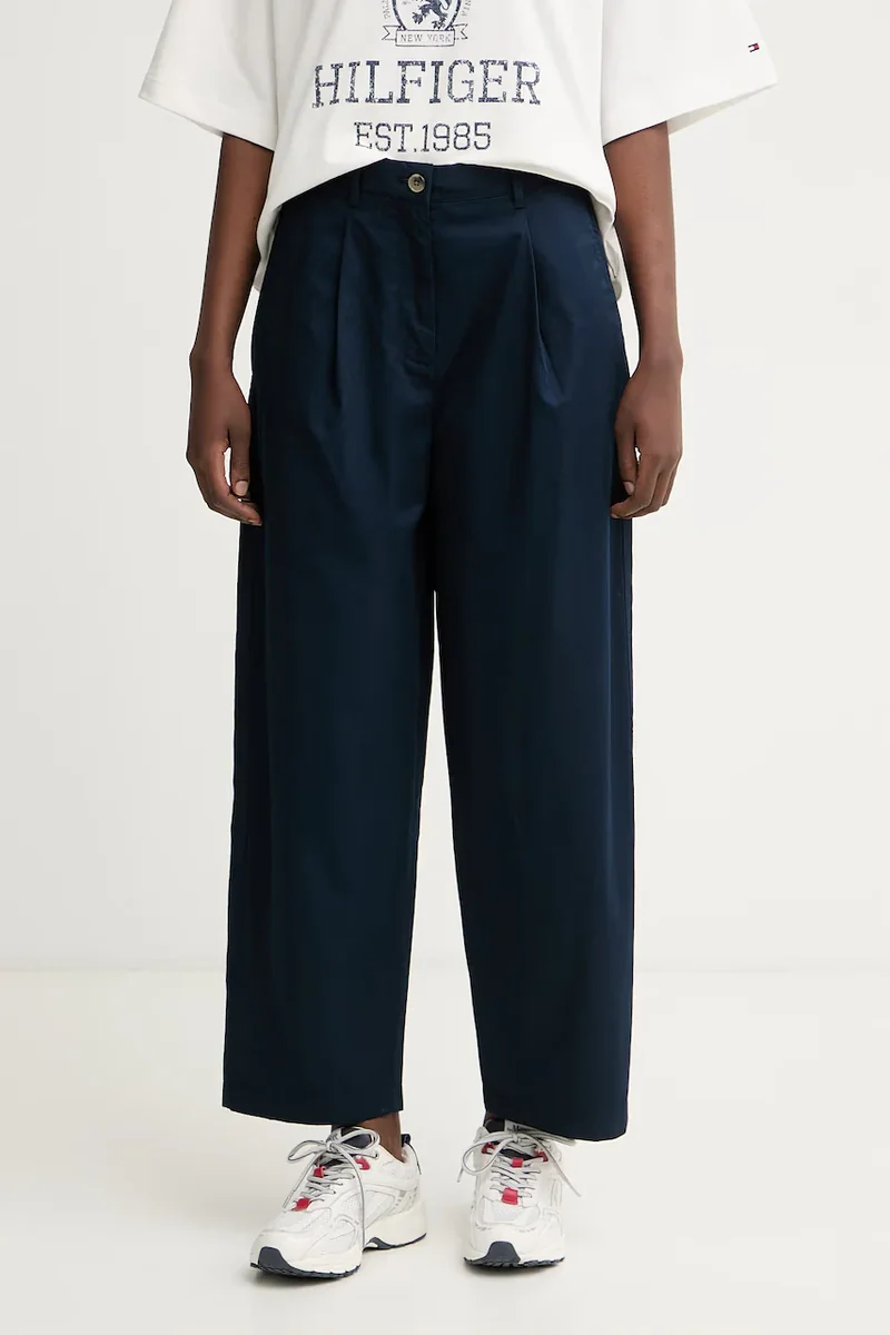 Tommy Hilfiger pantaloni pentru femei, din bumbac