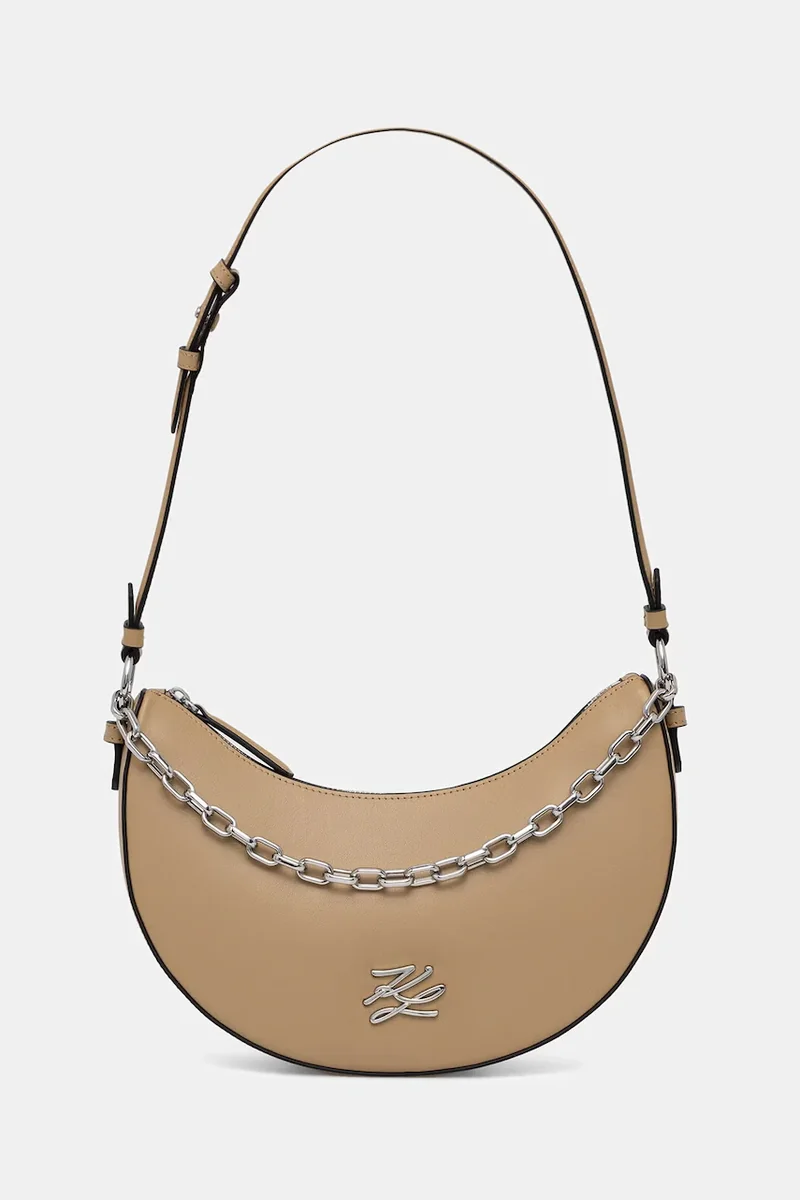 Karl Lagerfeld hobo bag pentru femei din piele K/AUTOGRAPH