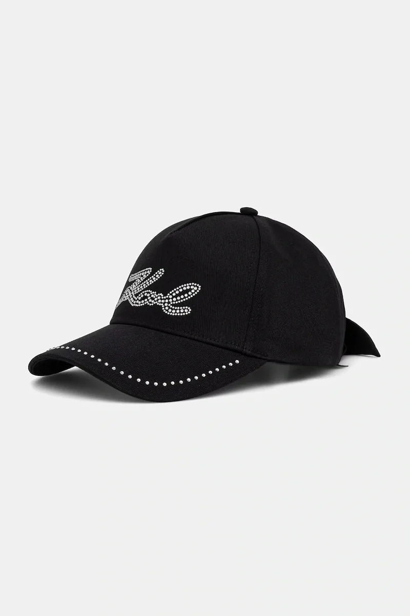 Karl Lagerfeld șapcă pentru femei din bumbac K/SIGNATURE