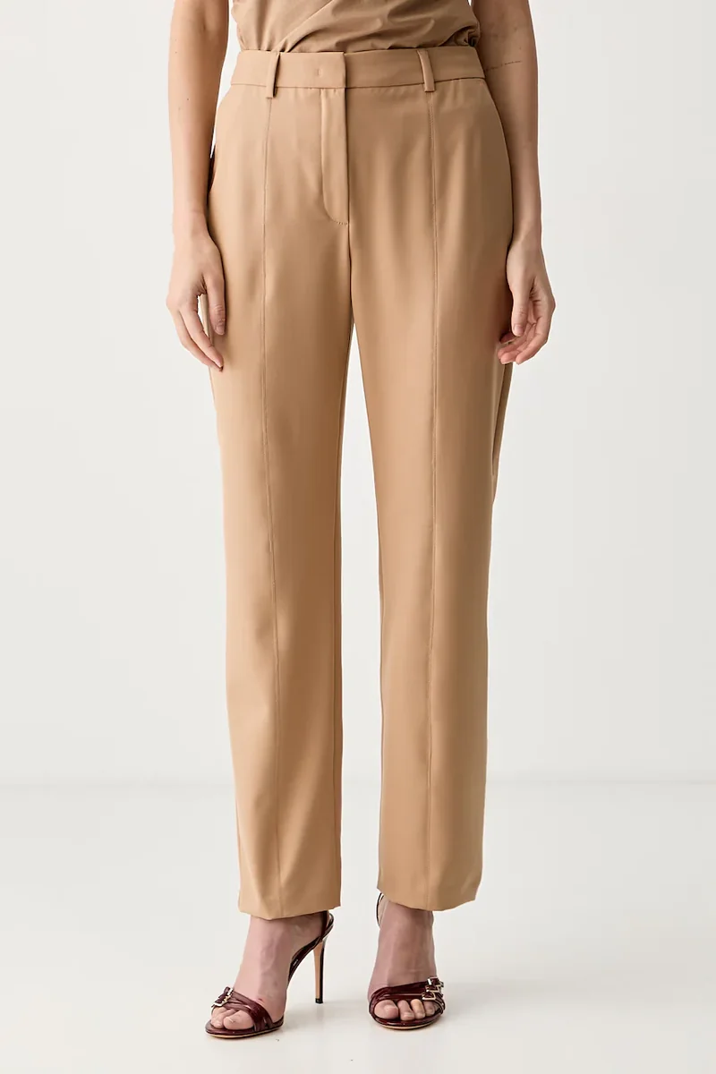 Karl Lagerfeld pantaloni de costum pentru femei cu vâscoză