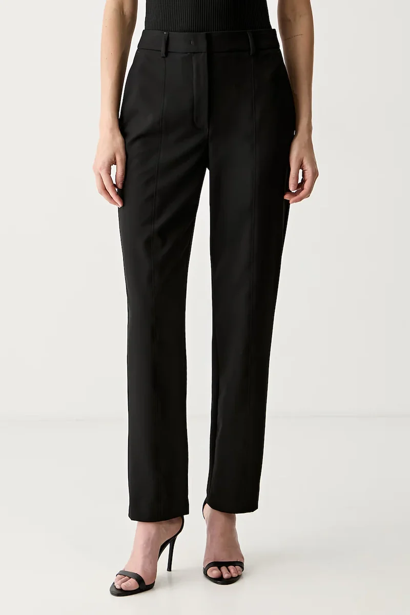 Karl Lagerfeld pantaloni de costum pentru femei cu vâscoză