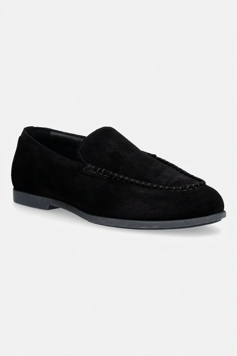 Calvin Klein mocasini pentru bărbați din piele întoarsă LOW PROF LOAFER SU