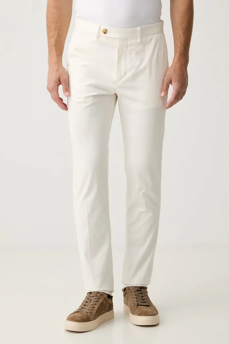 Tommy Hilfiger pantaloni straight pentru bărbați, cu lyocell NEW YORK
