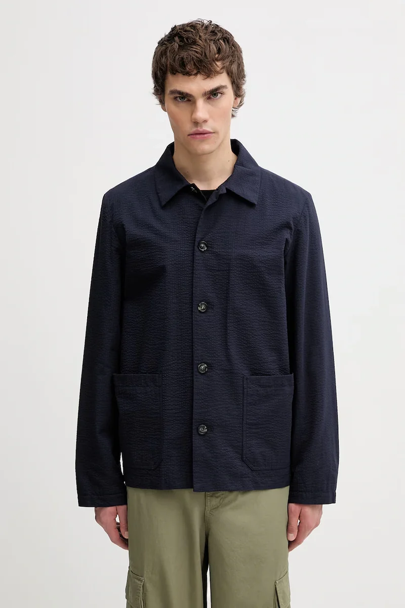A.P.C. cămașă pentru bărbați din bumbac Veste Brest