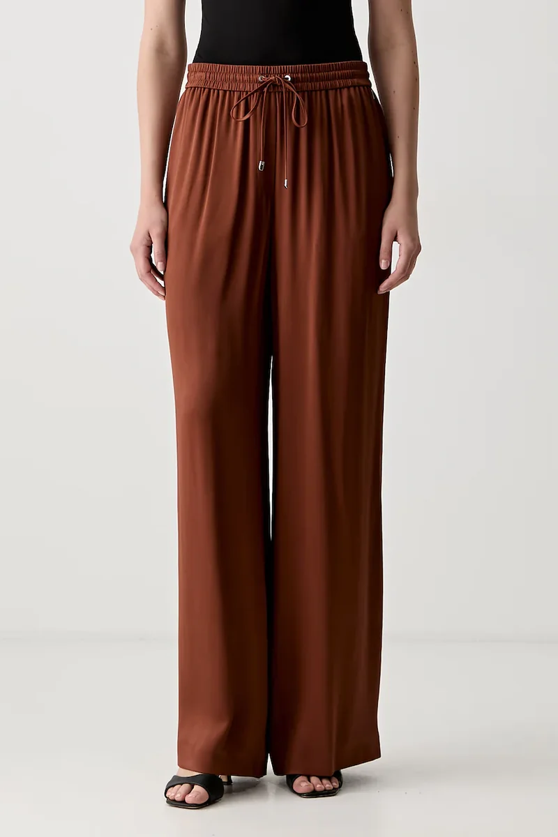 BOSS pantaloni pentru femei din vâscoză Tavati2