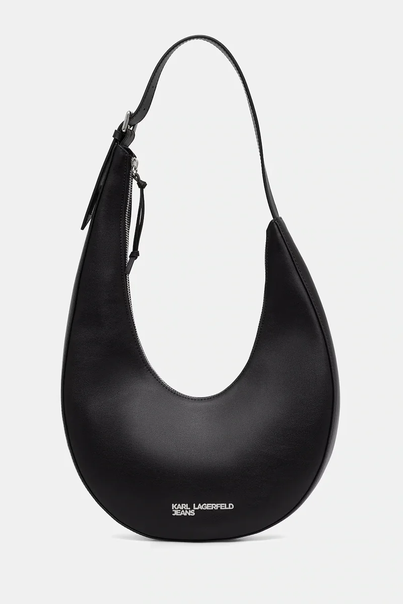 Karl Lagerfeld Jeans hobo bag pentru femei din piele