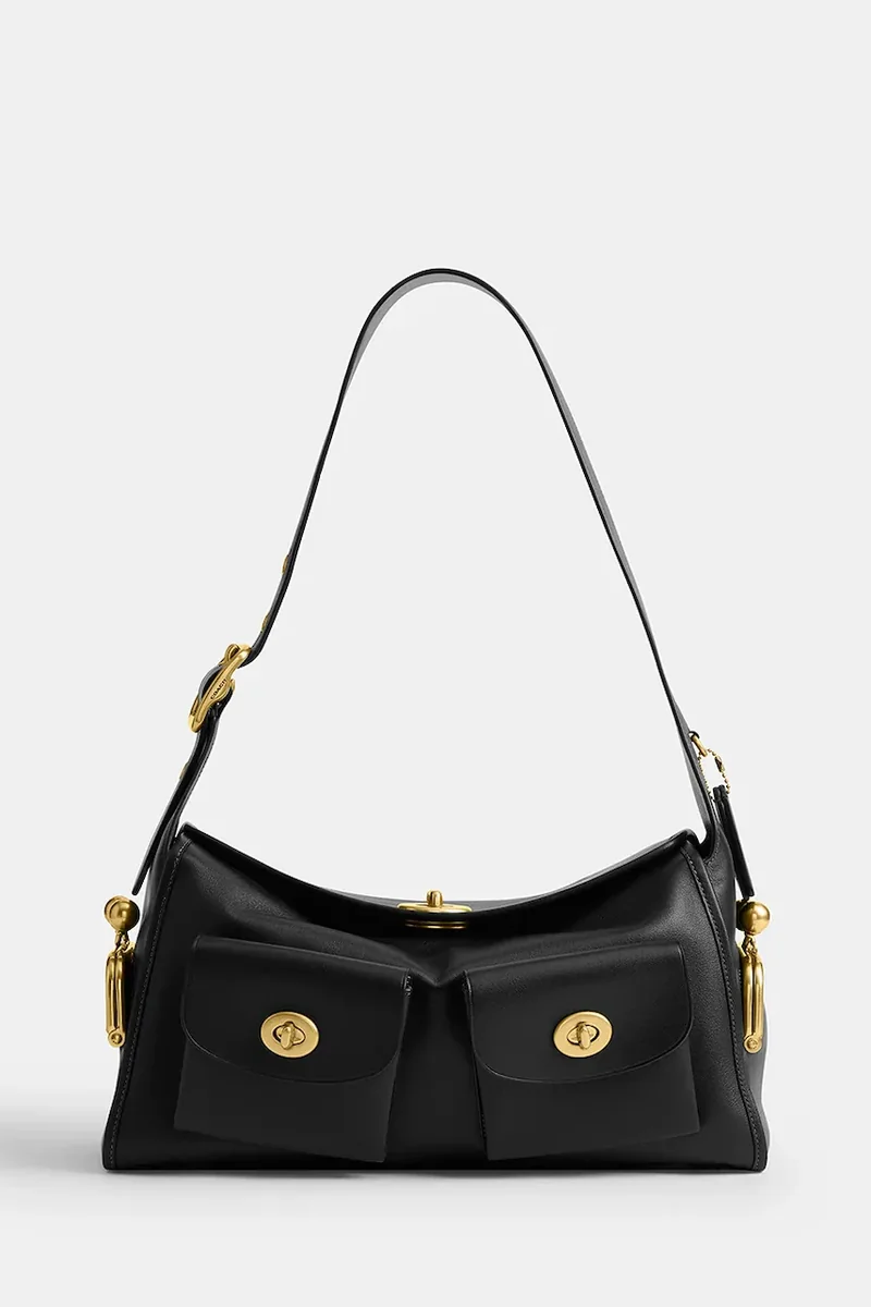Coach hobo bag pentru femei din piele Turnlock Haversack Bag