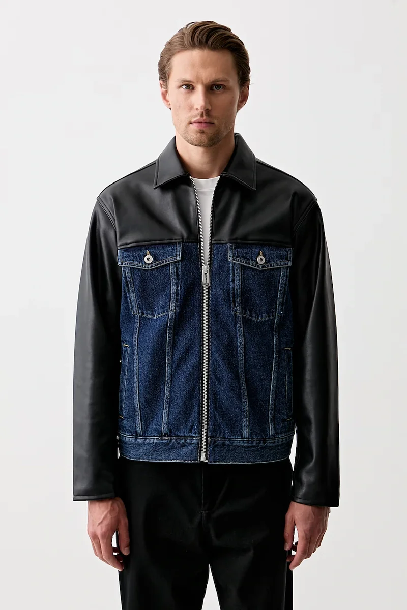 Karl Lagerfeld Jeans geacă tip cămașă pentru bărbați