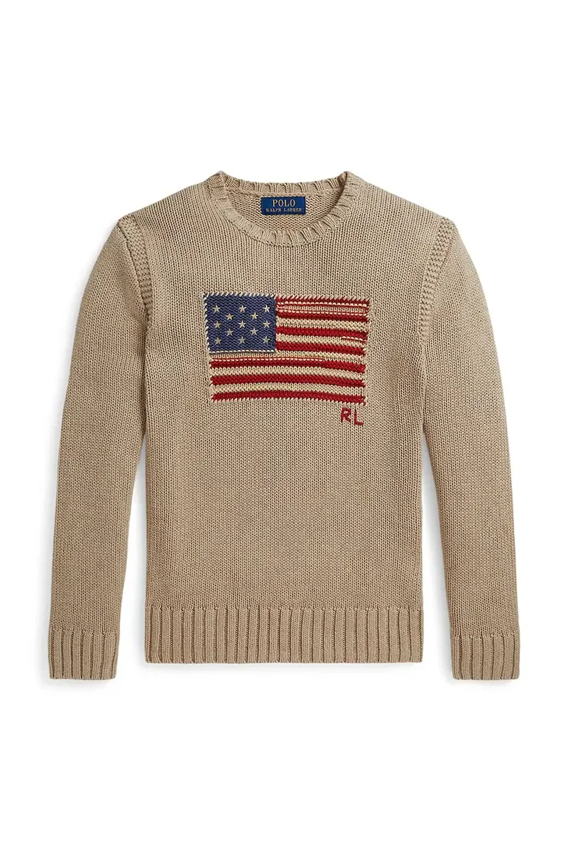 Polo Ralph Lauren pulover pentru copii din bumbac