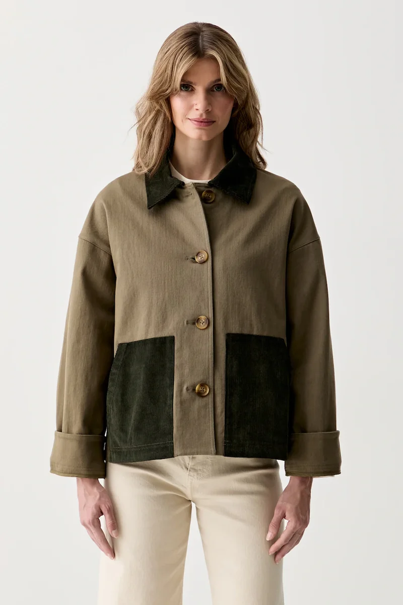 Barbour geacă de tranziție pentru femei cu bumbac Cloverdale