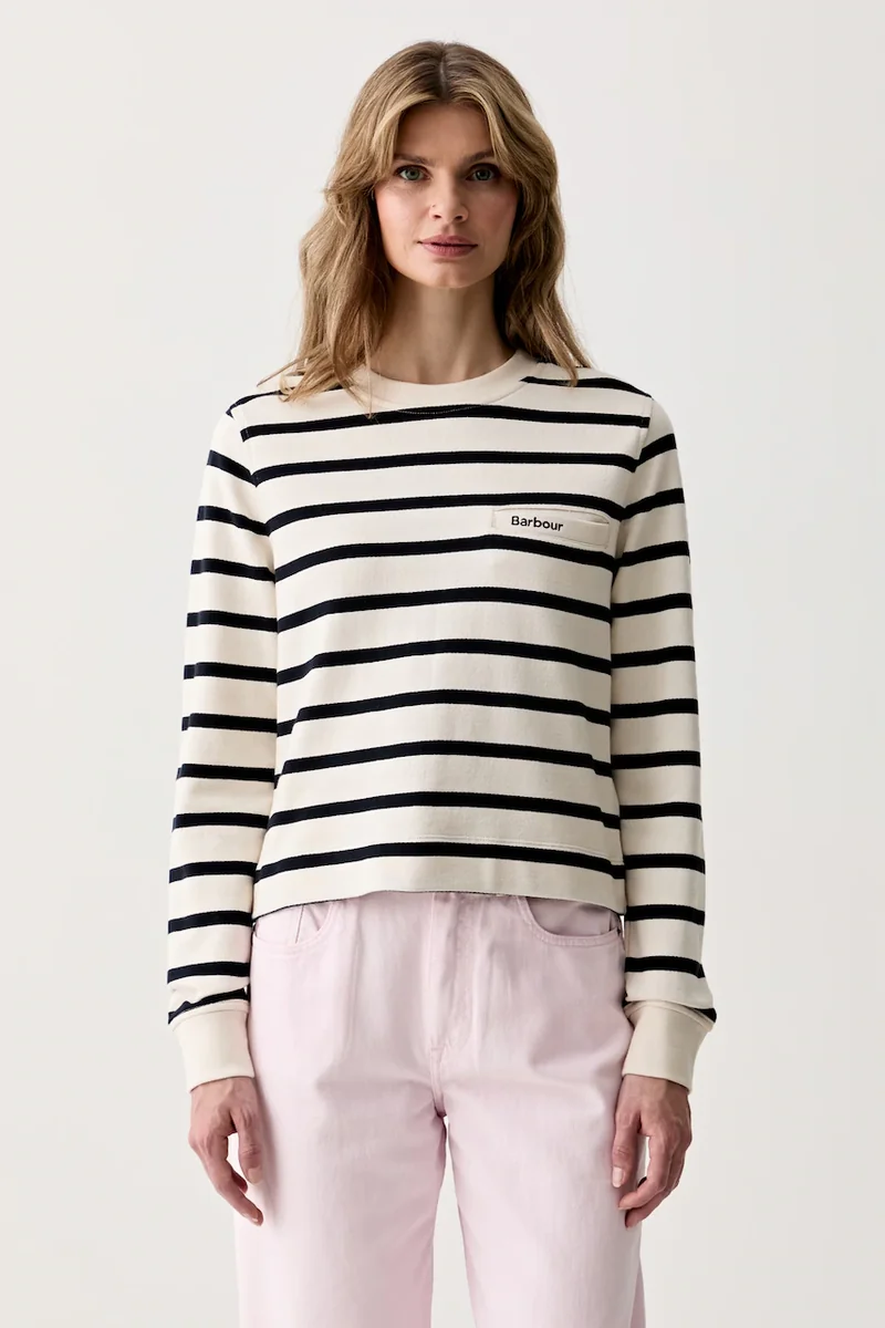 Barbour hanorac pentru femei din bumbac Aylesby