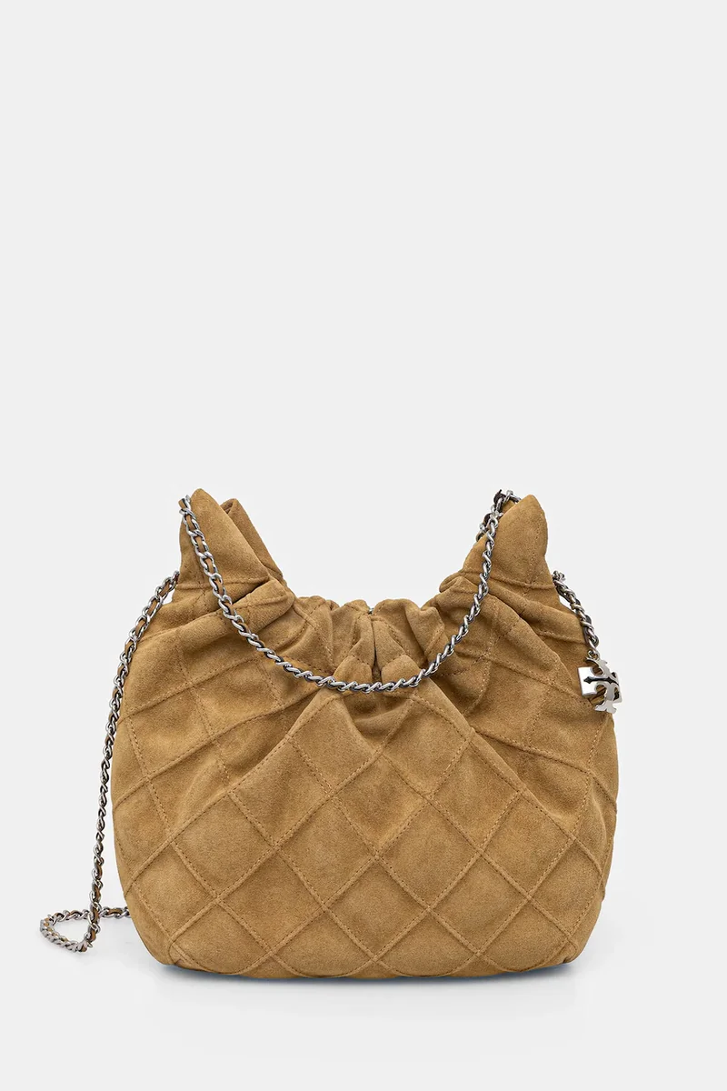 Tory Burch geantă crossbody pentru femei din piele întoarsă Fleming