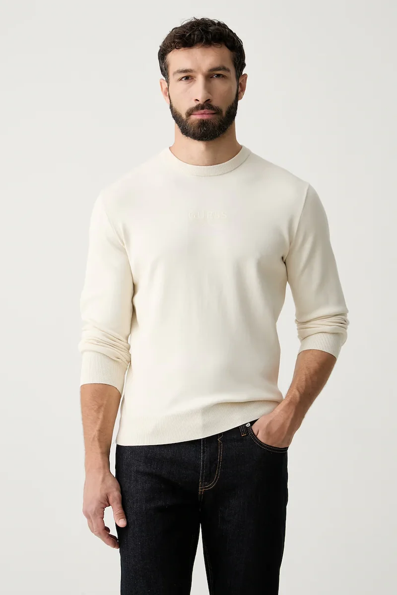 Guess pulover pentru bărbați cu vâscoză MASON