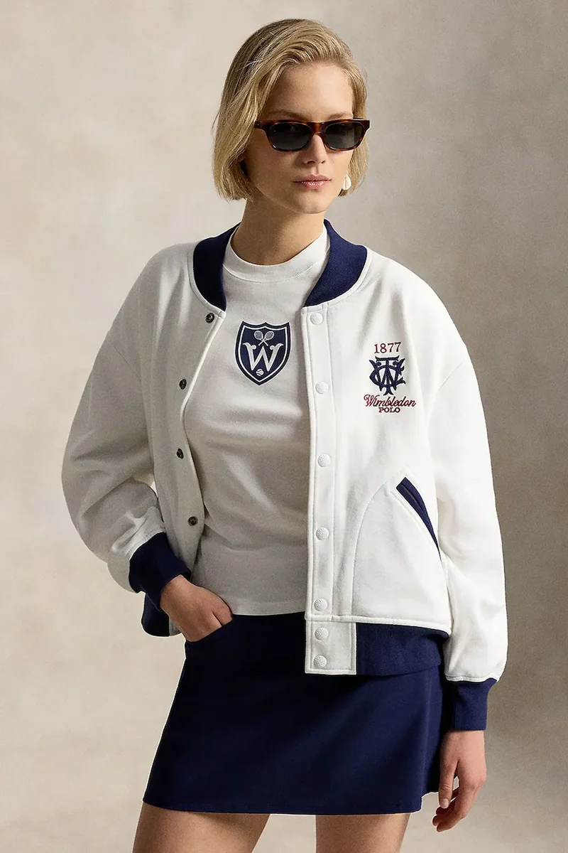 Polo Ralph Lauren geacă oversize pentru femei Wimbledon