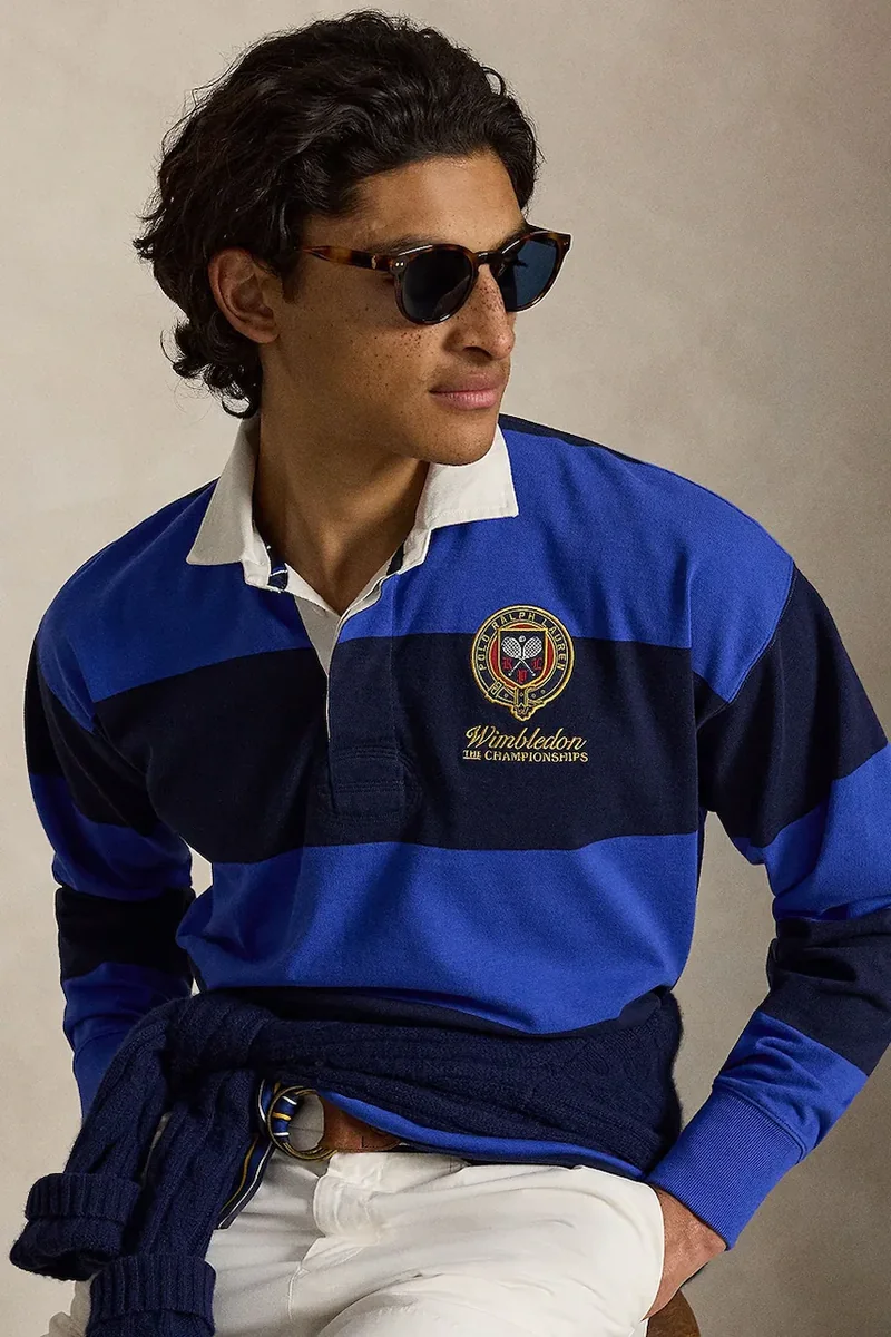 Polo Ralph Lauren pulover pentru bărbați din bumbac Wimbledon