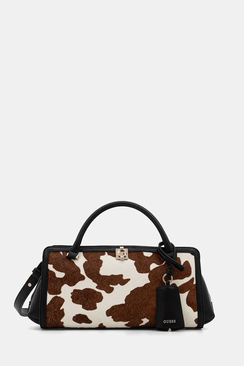 Guess geantă crossbody pentru femei din piele întoarsă AUDREY