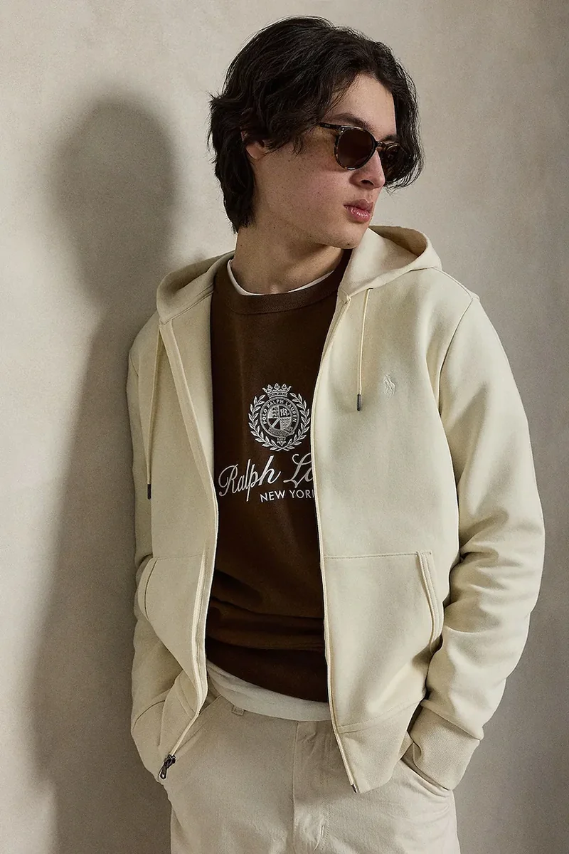 Polo Ralph Lauren hanorac cu fermoar și glugă