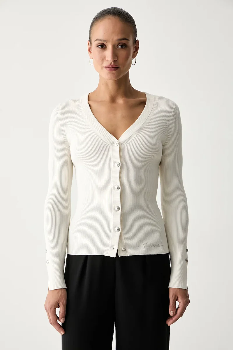 Guess cardigan pentru femei cu vâscoză ELLIE