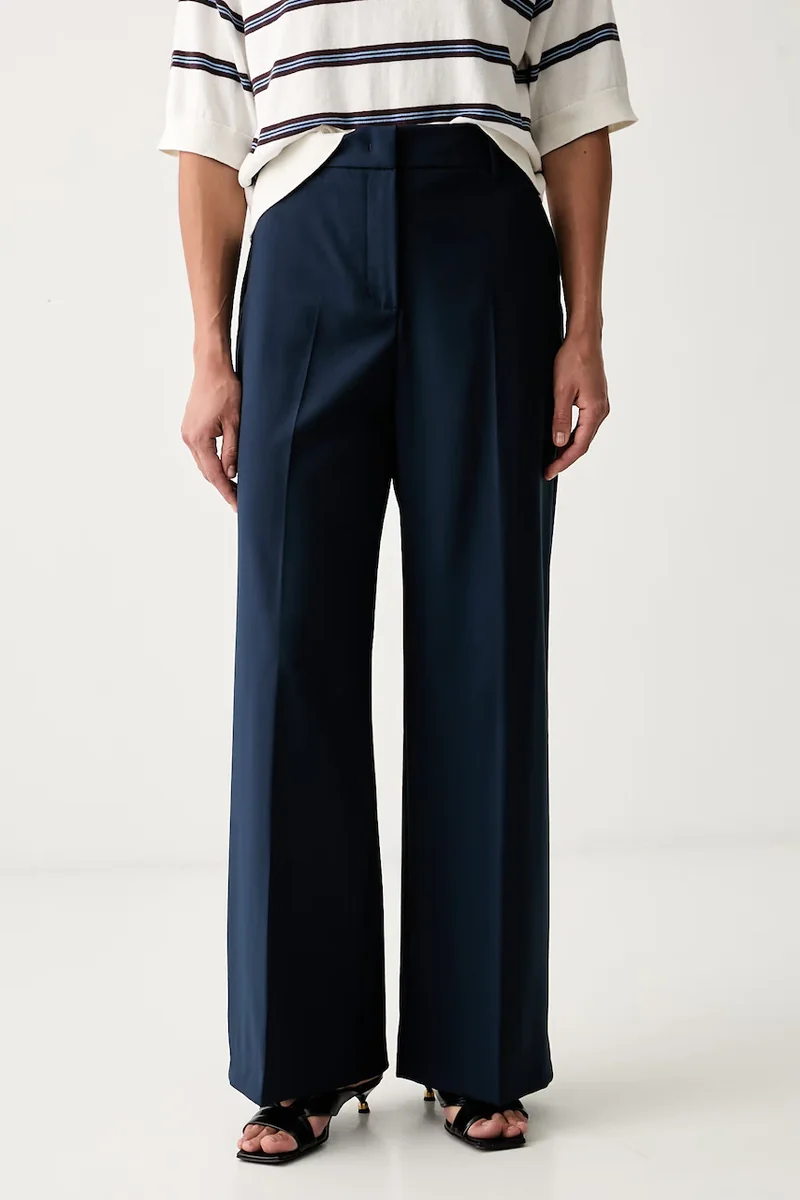 Weekend Max Mara pantaloni pentru femei din lână WKDVISIVO