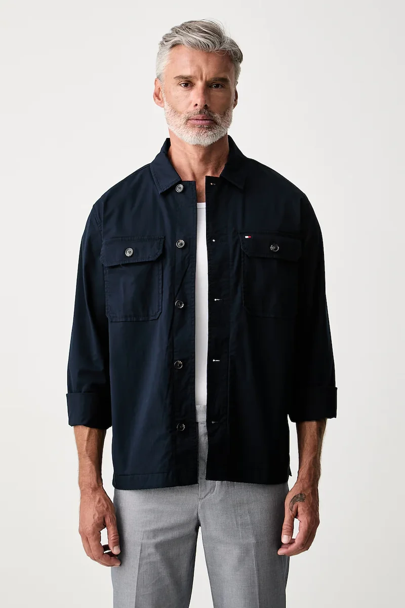 Tommy Hilfiger geacă tip cămașă pentru bărbați din bumbac