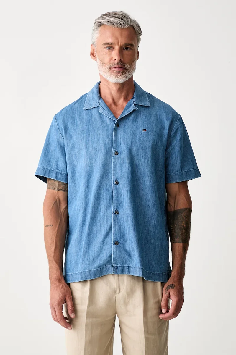 Tommy Hilfiger cămașă pentru bărbați cu bumbac