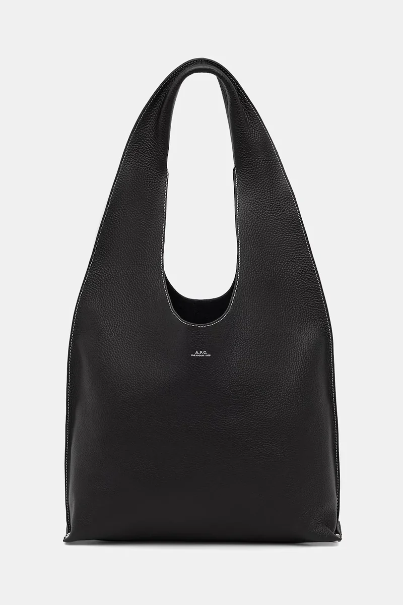 A.P.C. geantă tote pentru femei din piele le neige clou