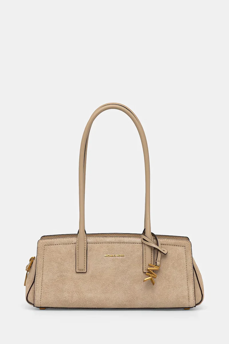 MICHAEL Michael Kors geantă baguette pentru femei din piele întoarsă LAILA