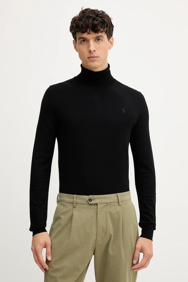 Trussardi pulover pentru bărbați cu vâscoză