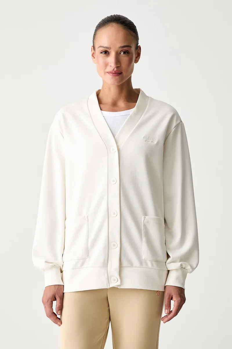 Guess cardigan pentru femei cu bumbac PHOEBE