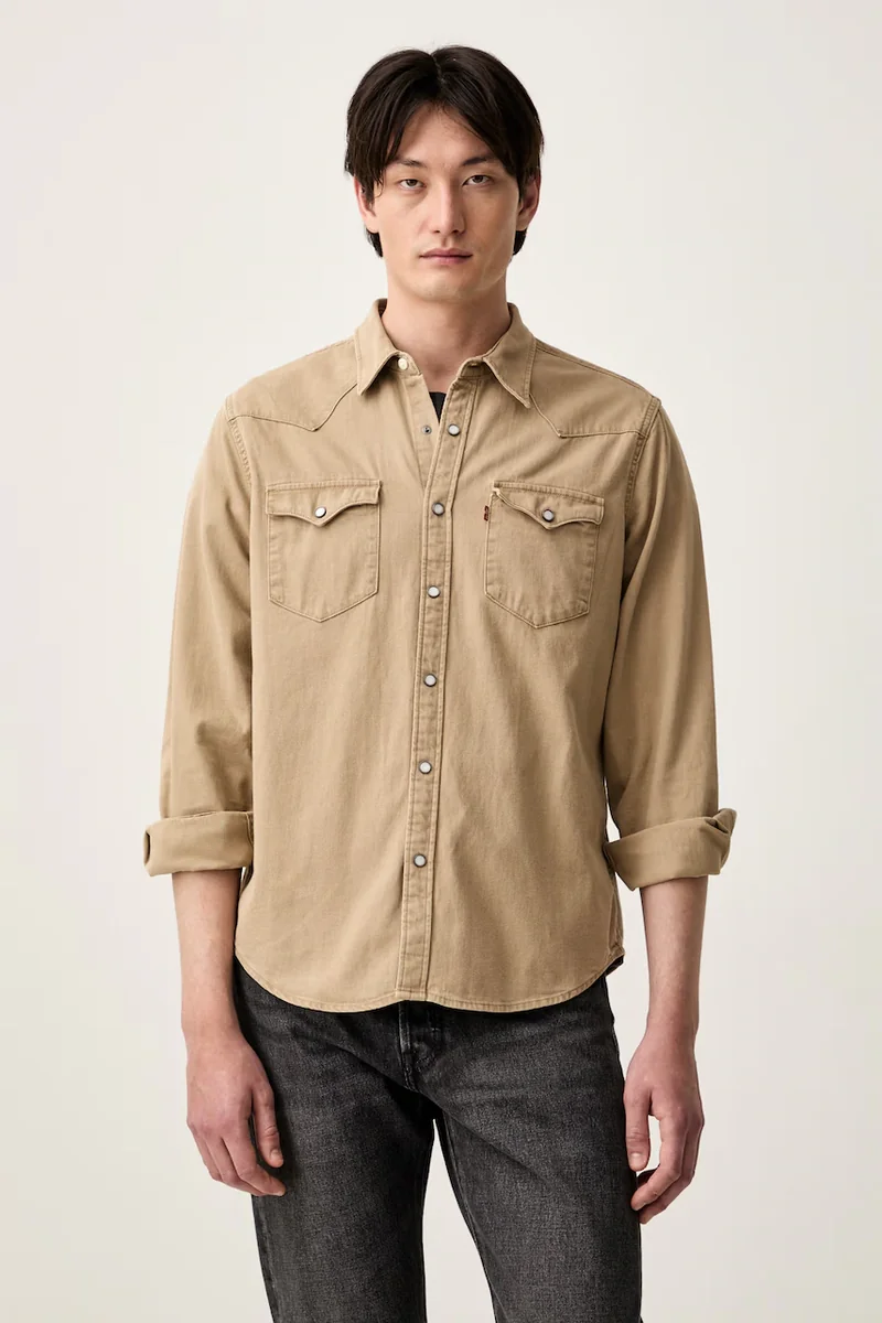 Levi's cămașă pentru bărbați din bumbac BARSTOW WESTERN STANDARD