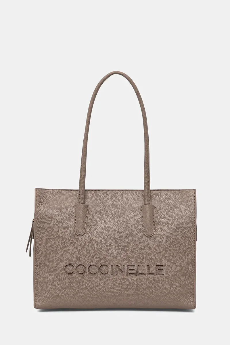 Coccinelle geantă shopper pentru femei din piele