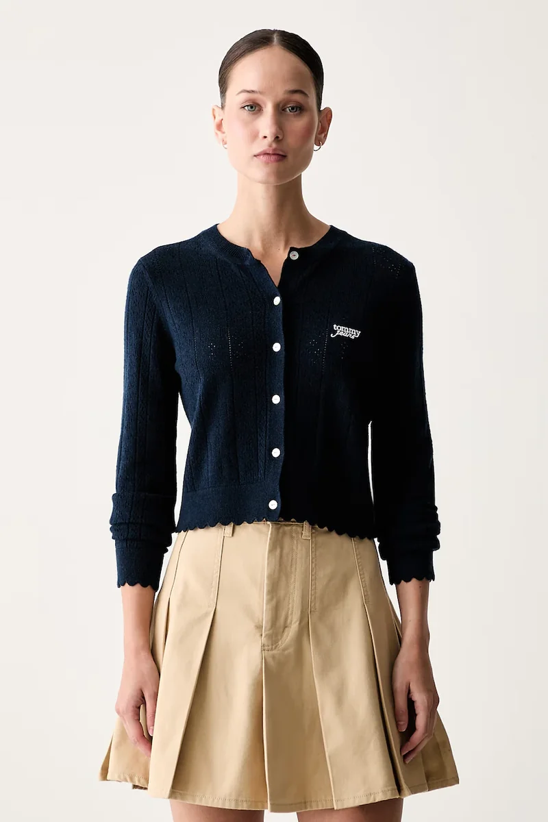 Tommy Jeans cardigan pentru femei cu vâscoză