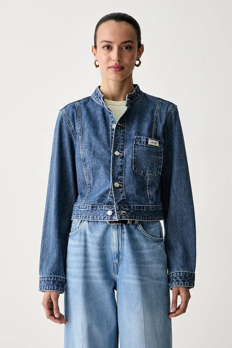 Calvin Klein Jeans jachetă pentru femei din denim
