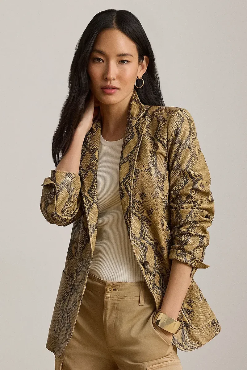 Lauren Ralph Lauren sacou pentru femei din piele