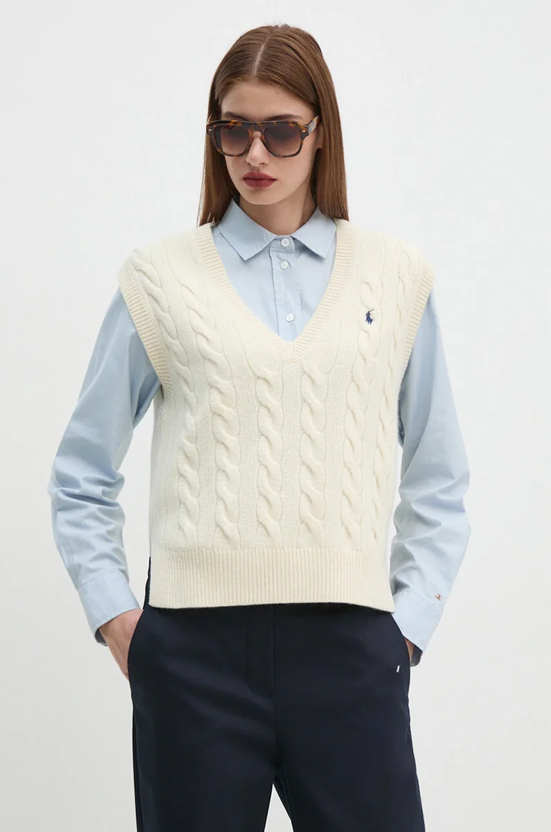 Polo Ralph Lauren vestă pentru femei din lână