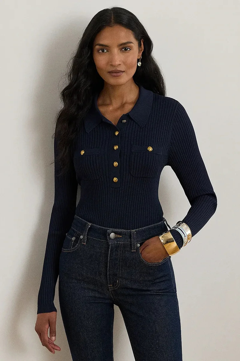 Lauren Ralph Lauren pulover pentru femei cu vâscoză