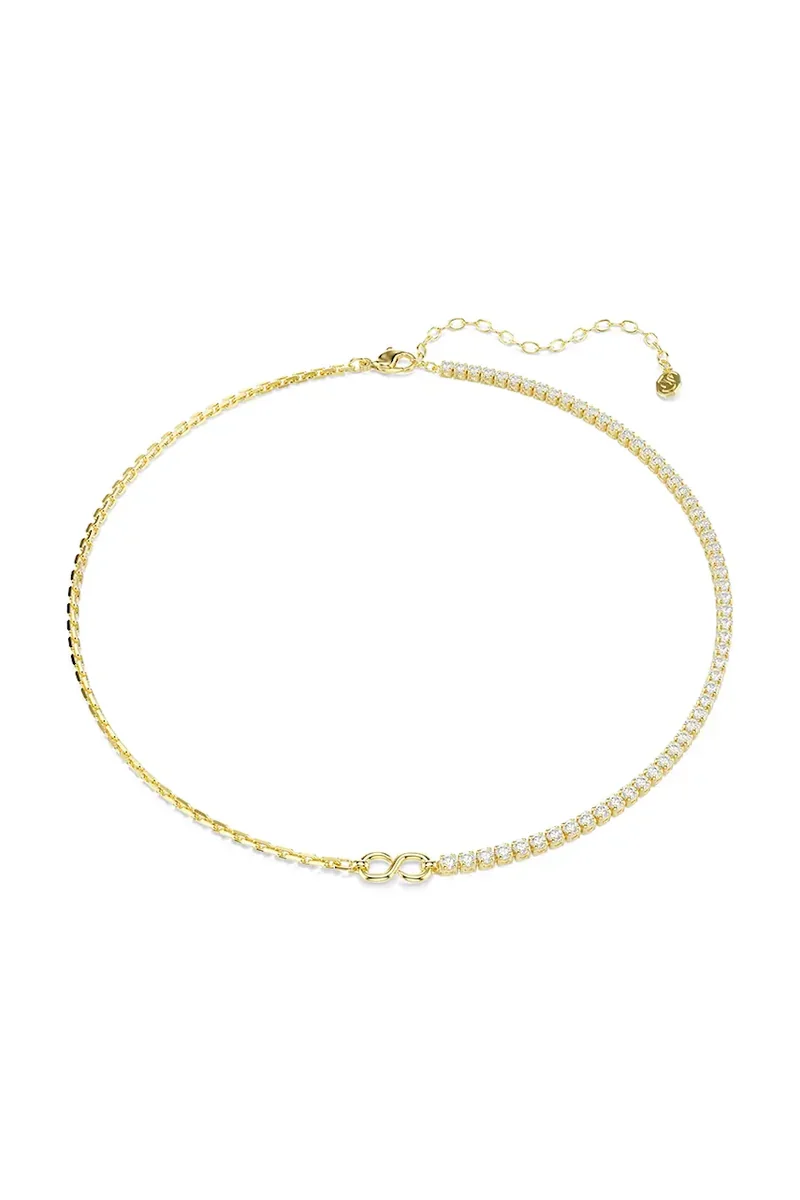 Swarovski lănțișor pentru femei placat cu aur zirconiu cubic MATRIX