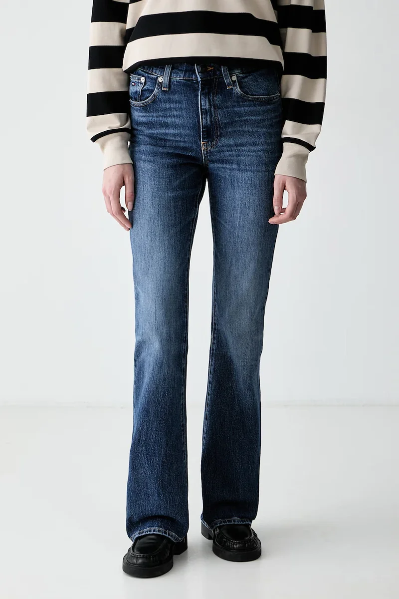 Tommy Jeans blugi flared pentru femei