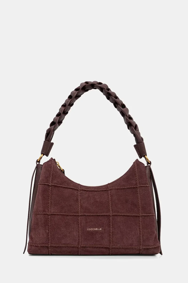 Coccinelle geantă shopper pentru femei din piele întoarsă