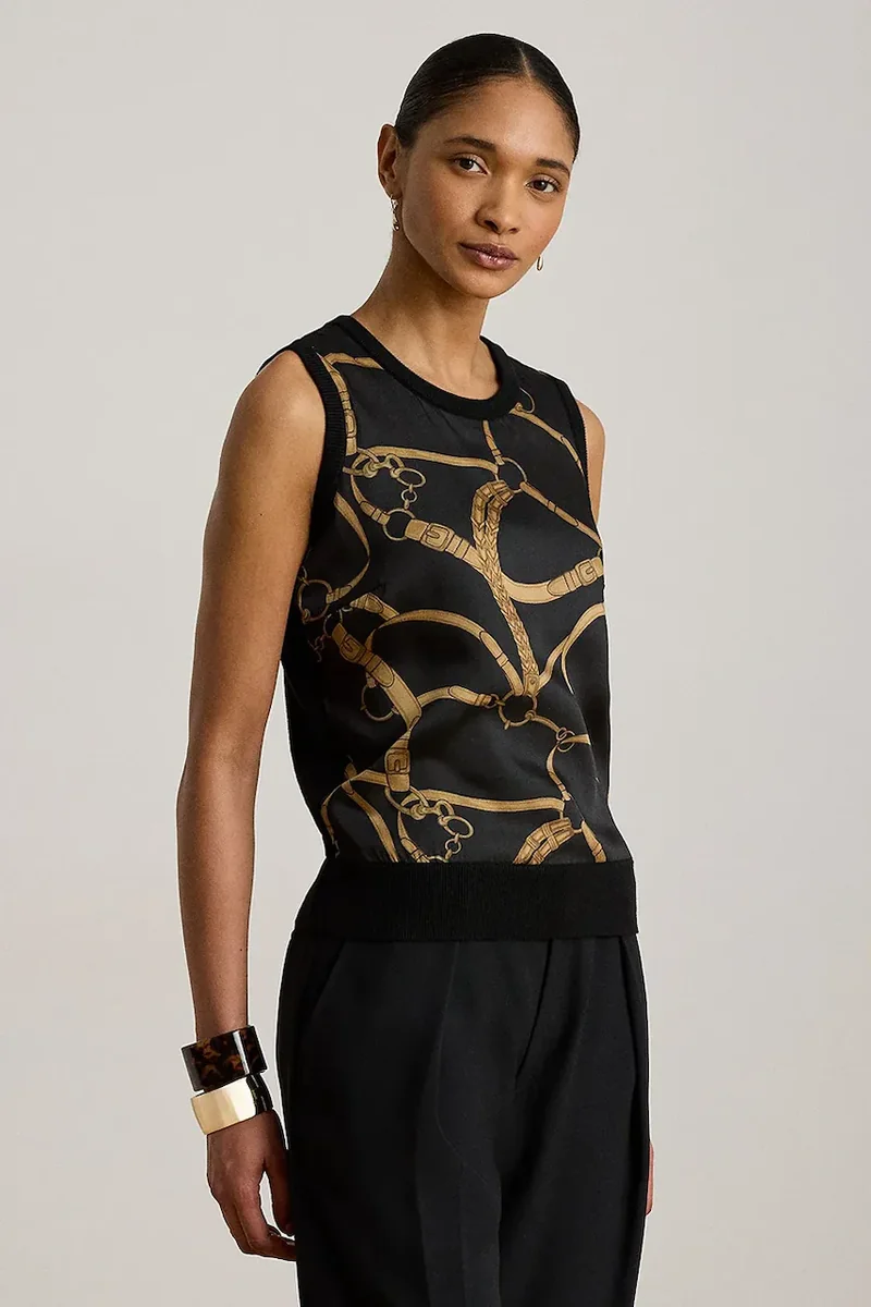 Lauren Ralph Lauren pulover cu mânecă scurtă pentru femei