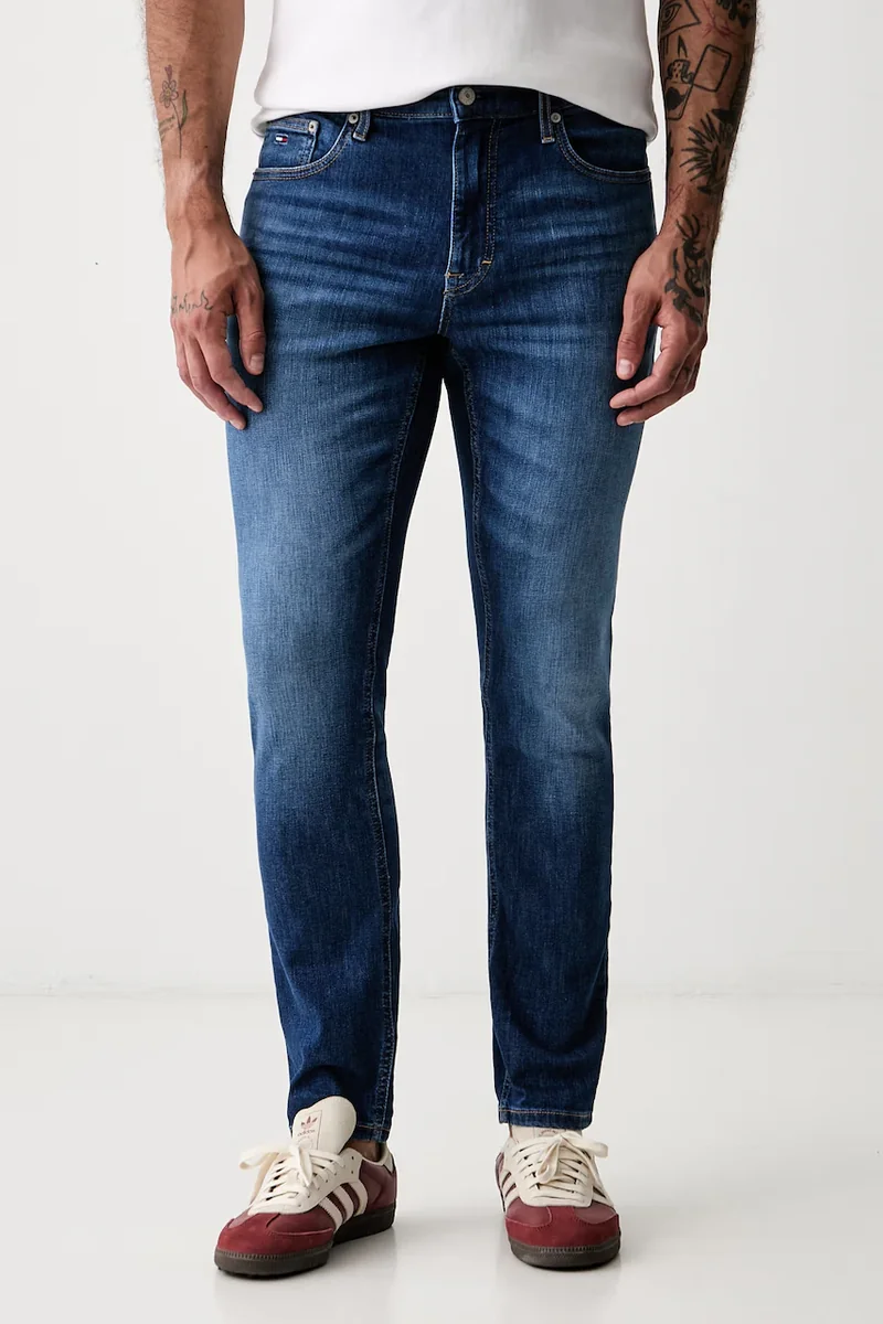 Tommy Jeans blugi slim tapered pentru bărbați