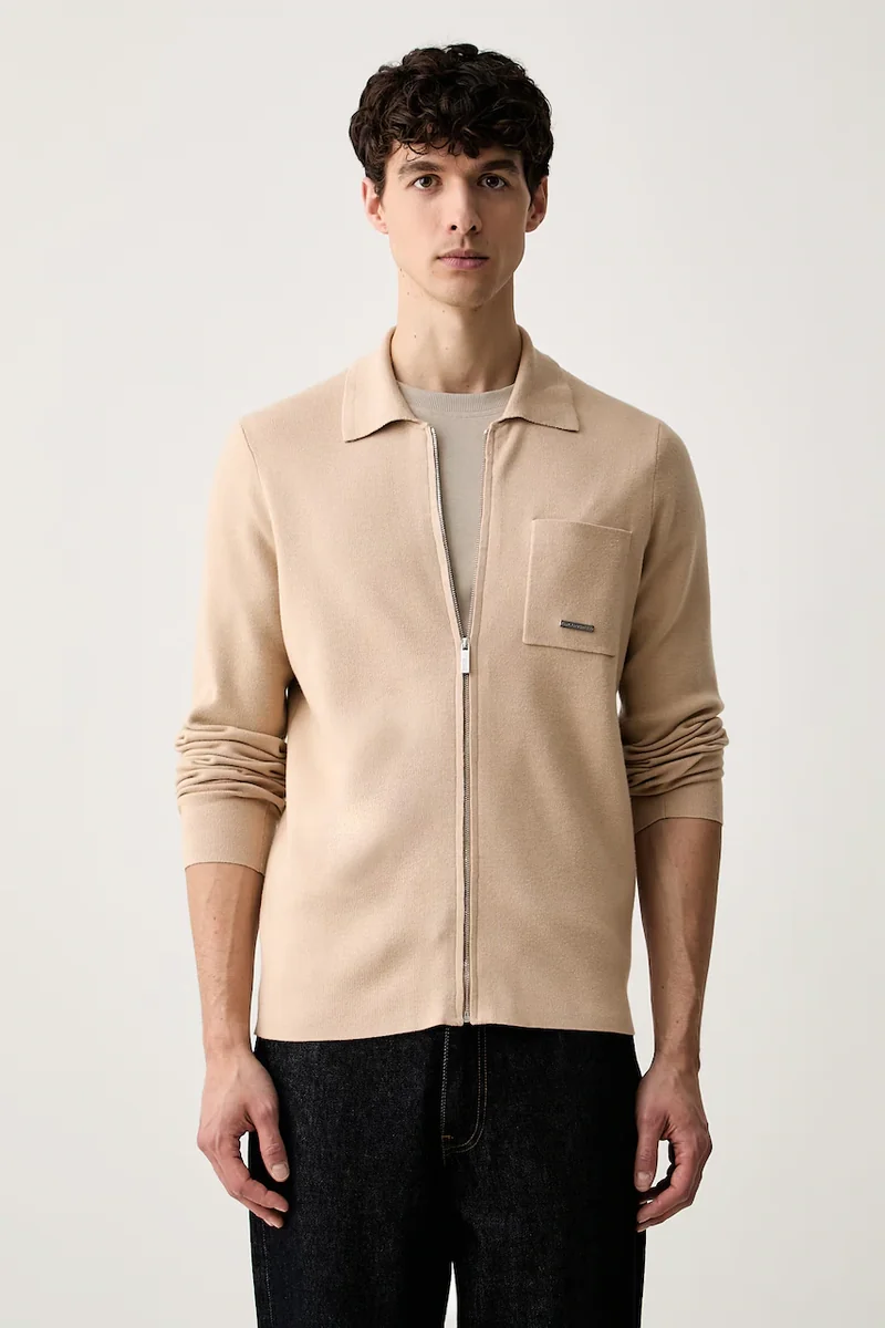 Karl Lagerfeld cardigan pentru bărbați cu vâscoză