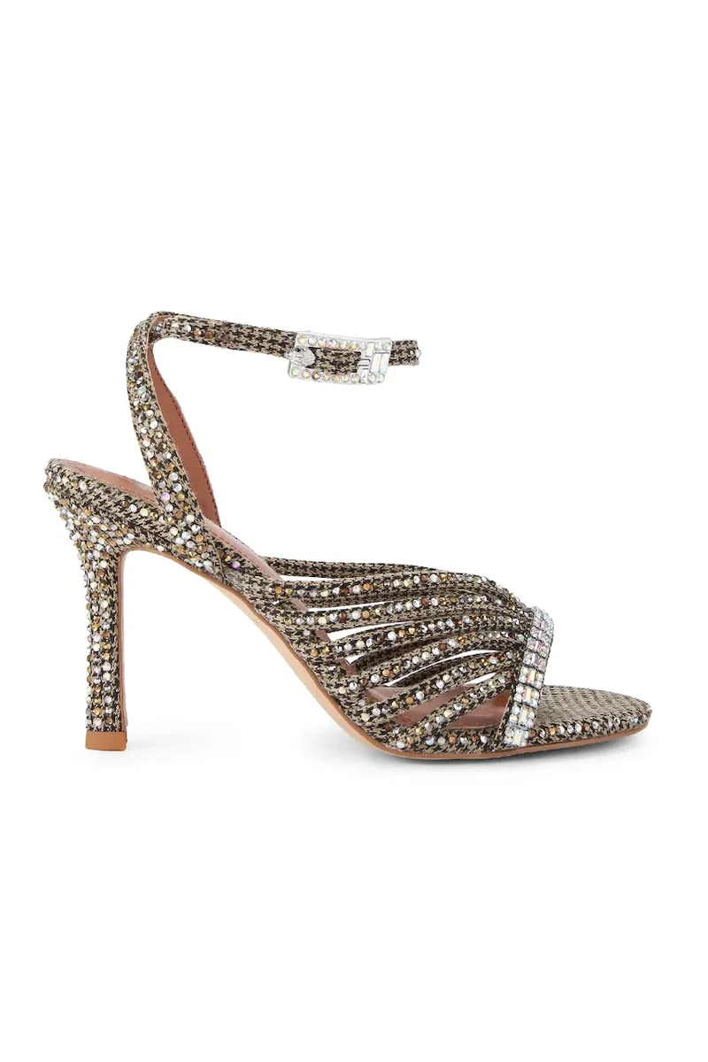 Kurt Geiger London sandale cu toc înalt Crystal Strappy Sandal