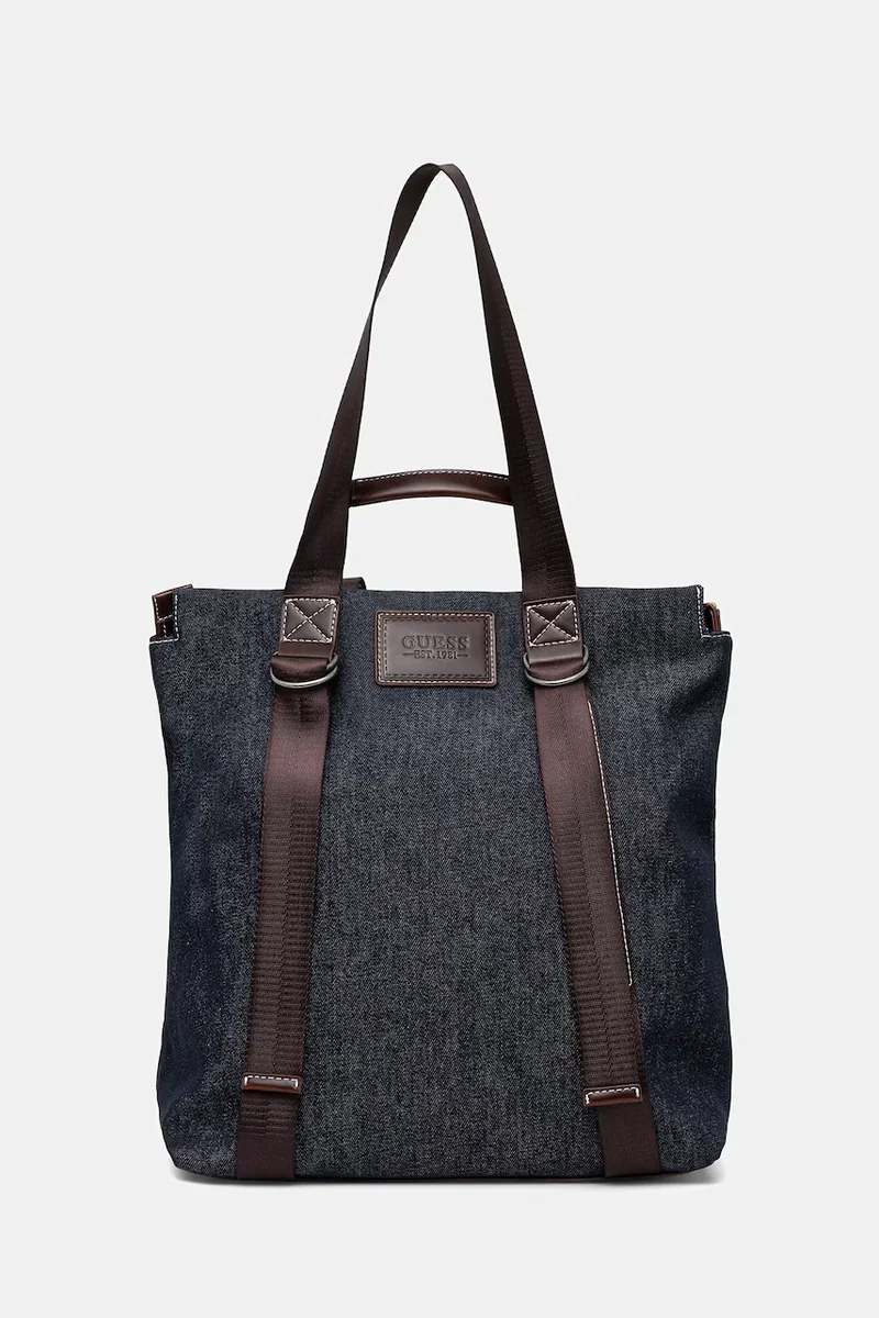 Guess geantă pentru bărbați din denim OSLO