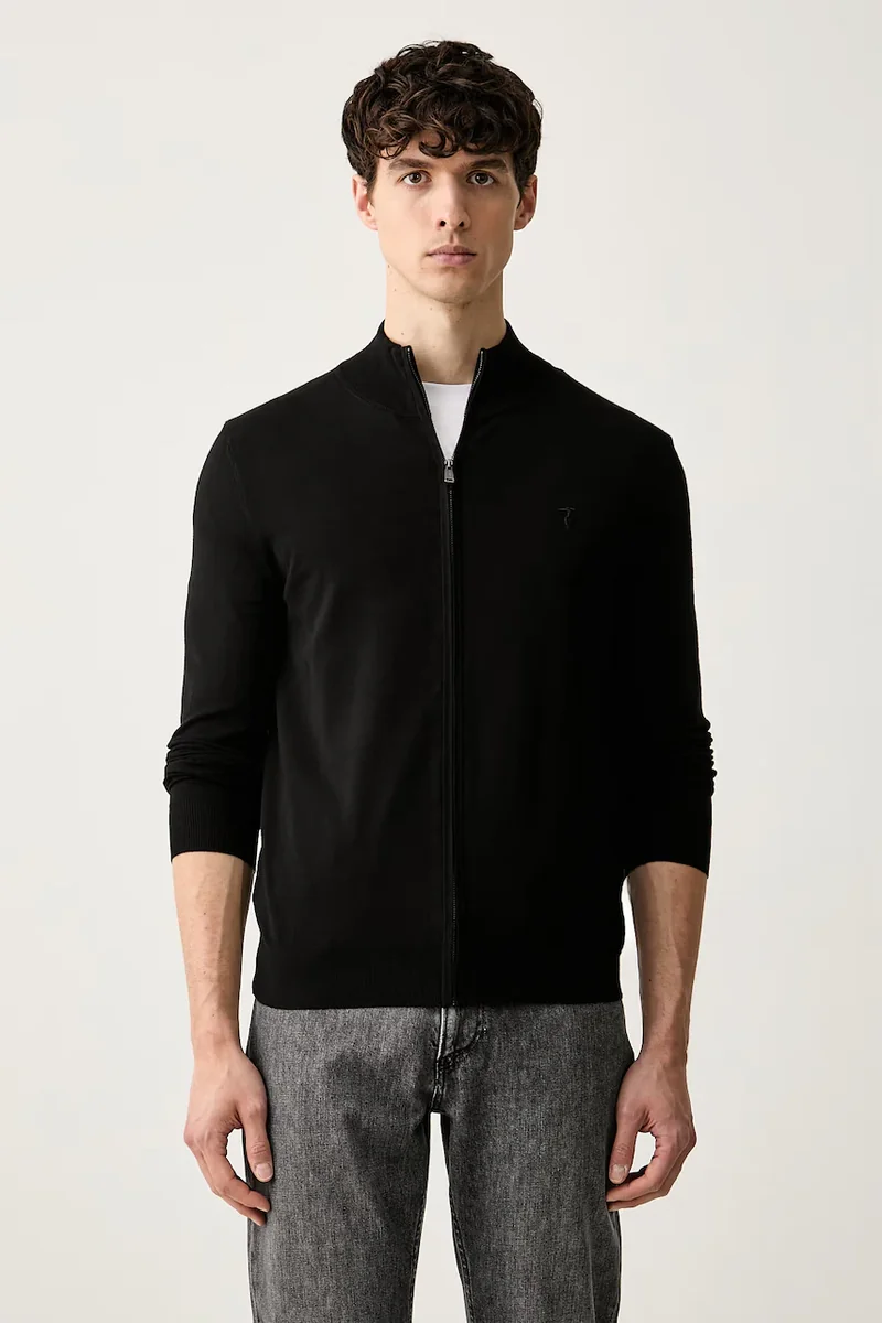 Trussardi cardigan pentru bărbați cu vâscoză