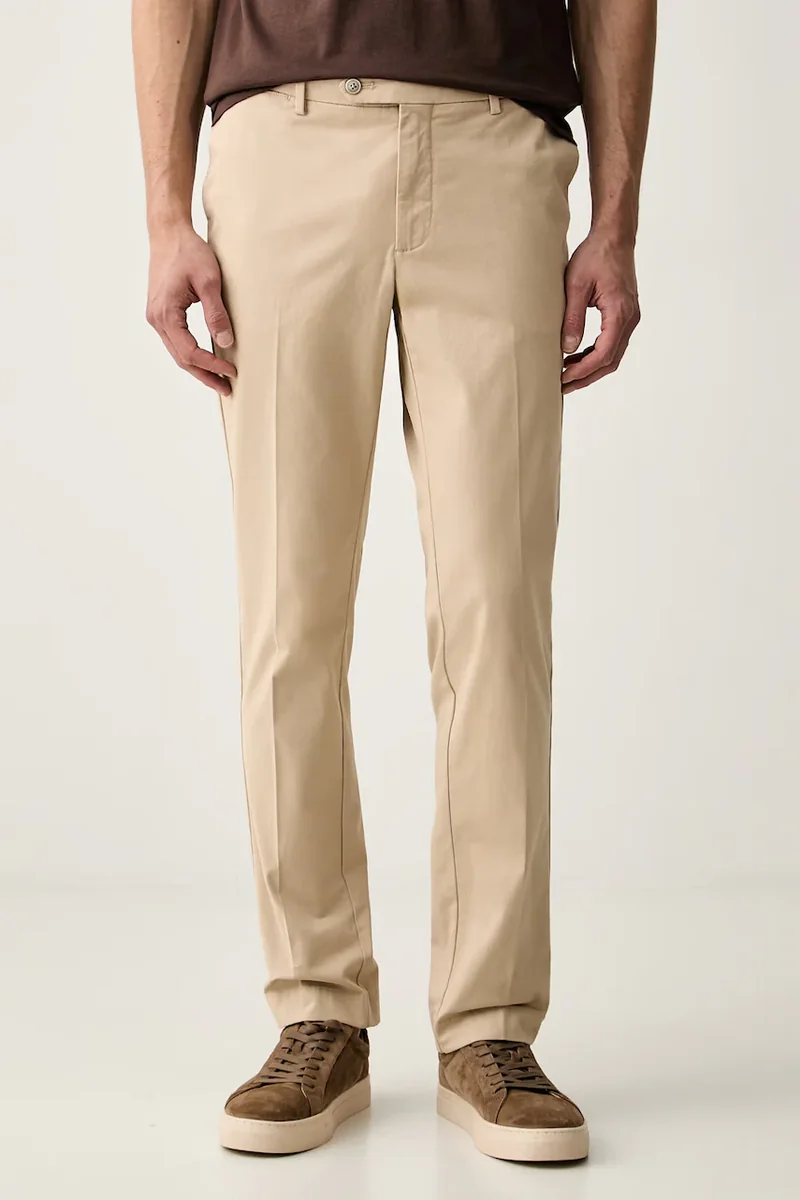 Hackett London pantaloni chinos pentru bărbați din bumbac cu elastan