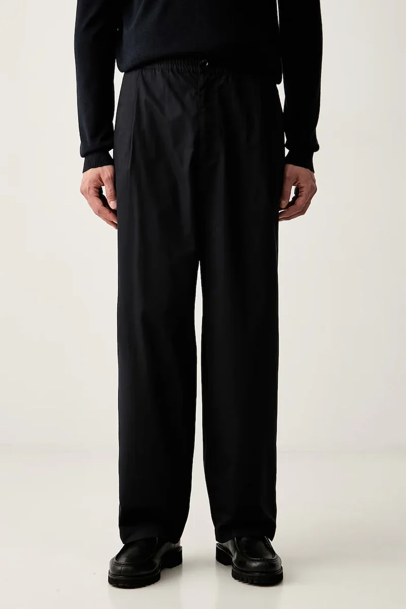 Emporio Armani pantaloni pentru bărbați din bumbac