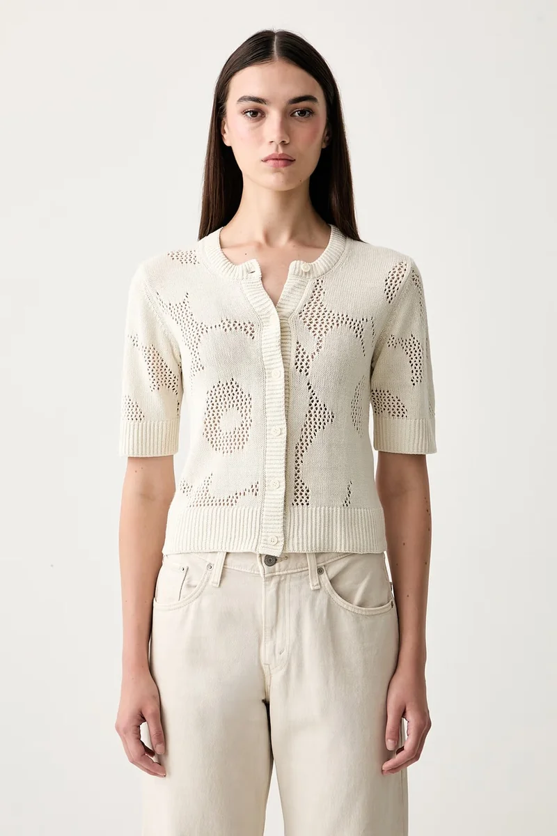 Marimekko cardigan pentru femei din in