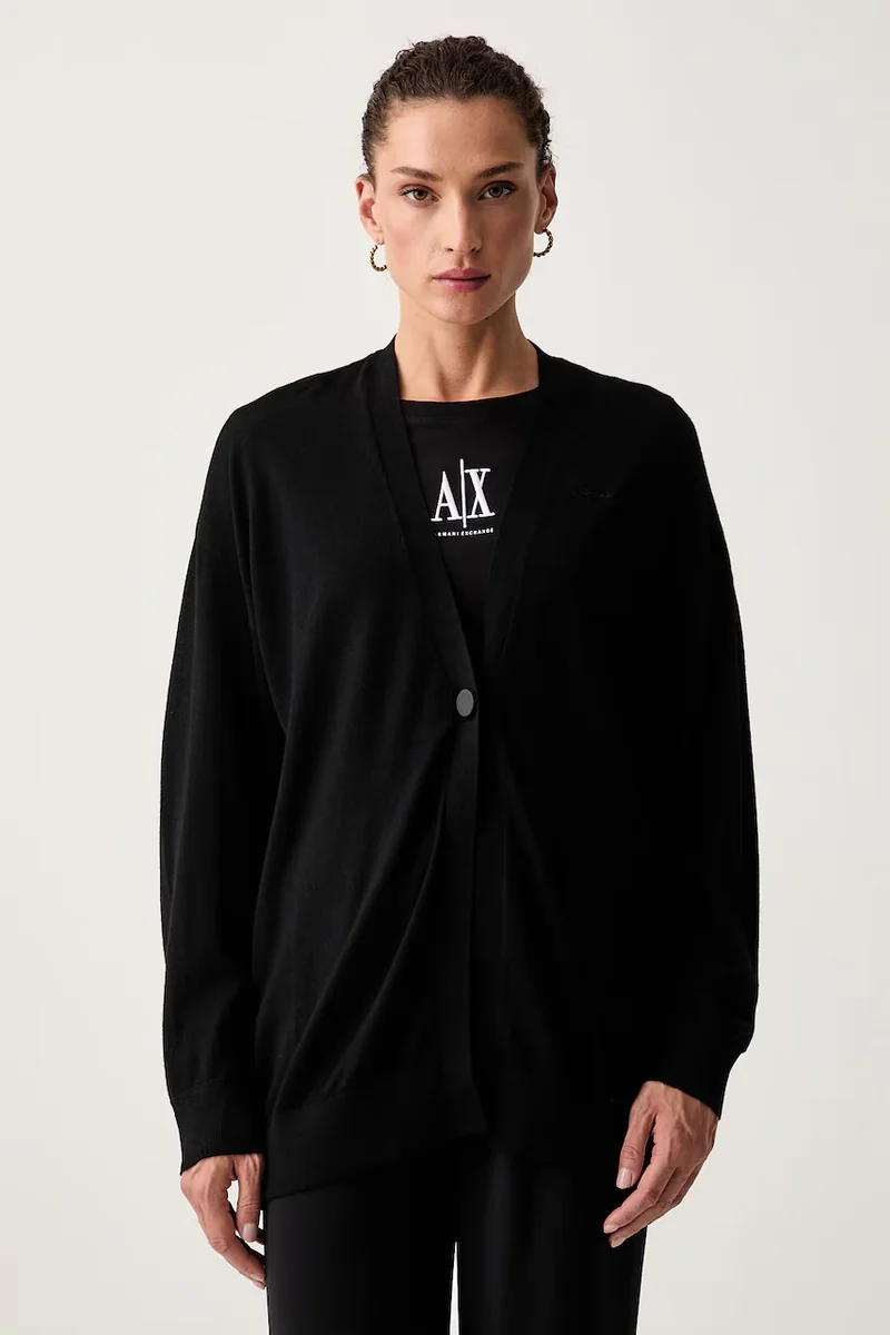 Armani Exchange cardigan pentru femei din lână